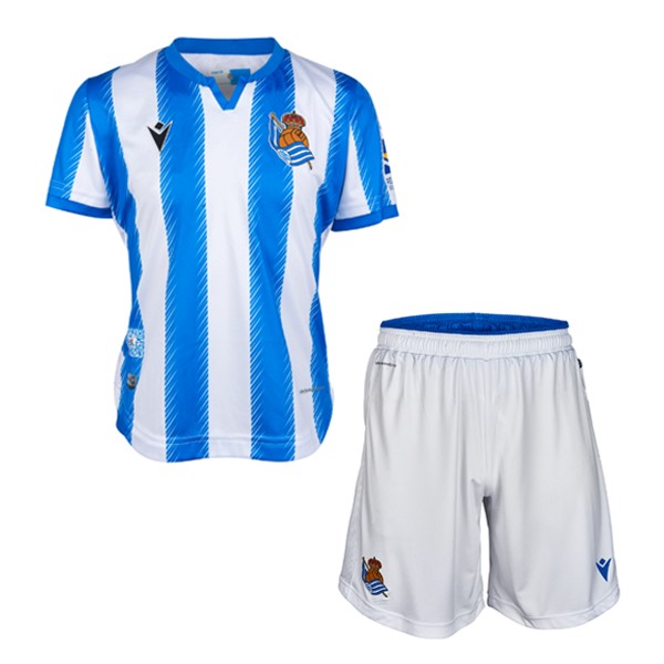 Camiseta Real Sociedad Primera equipación Niños 2019-2020 Blanco Azul